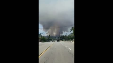 Japan Car On Fire Around Uniqlo Shop In Hino City Tokyo 2 - 